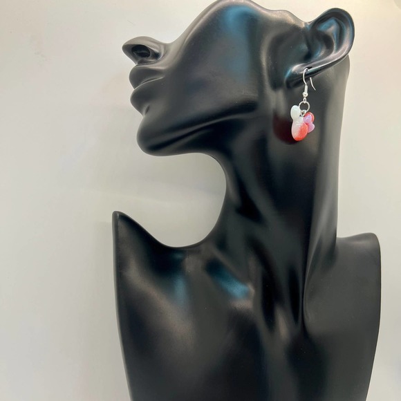 Tye Dye Earrings - Mickey Ear Earrings - Rainbow Earrings - Disney Earrings - Picture 8 of 11